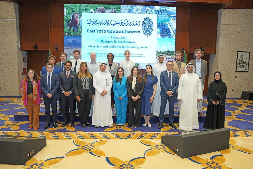 The Kuwait Fund for Development Hosts a University Student Delegation from the Republic of Austria