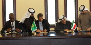 Signing of a Loan Agreement in the Amount of KD 6,000,000 for the participation in financing of the Deposit and Development Fund  Operations Project in the Islamic Republic of Mauritania