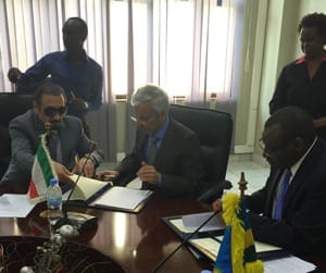 Signature of a Loan Agreement for Kuwaiti Dinars KD 4,500,000  for financing the Nyagatare-Rukomo Road Project  in the Republic of Rwanda