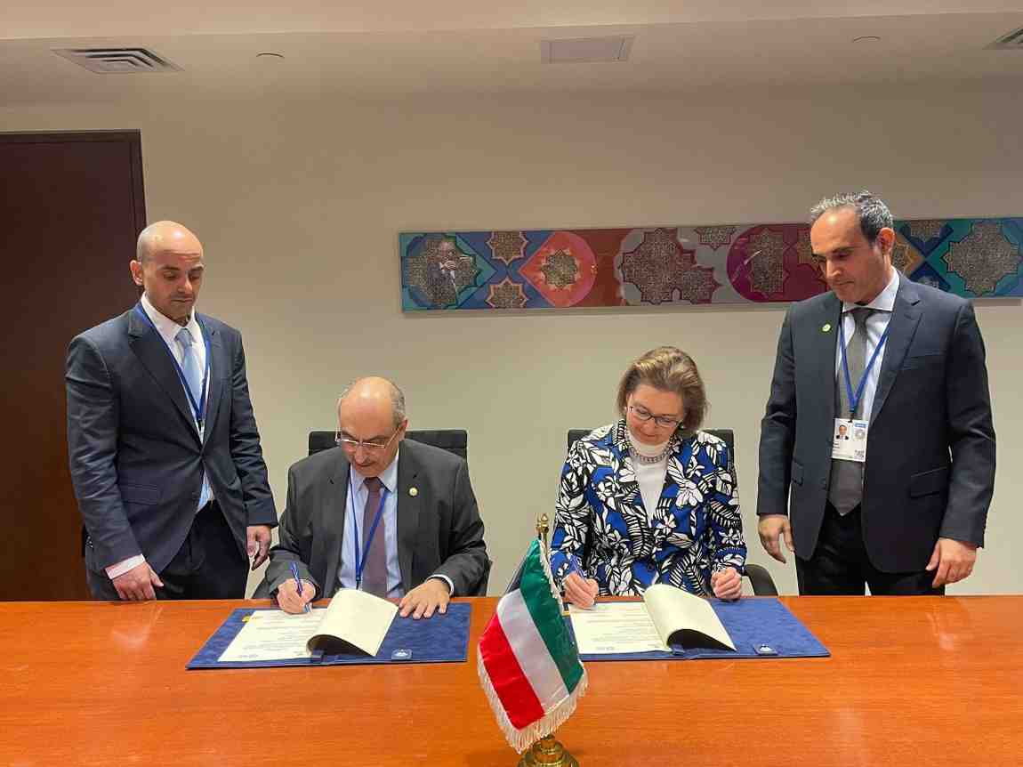 توقيع مذكرة تفاهم للتعاون الإنمائي بين الصندوق الكويتي للتنمية الإقتصادية العربية ومنظمة العمل الدولية (ILO)