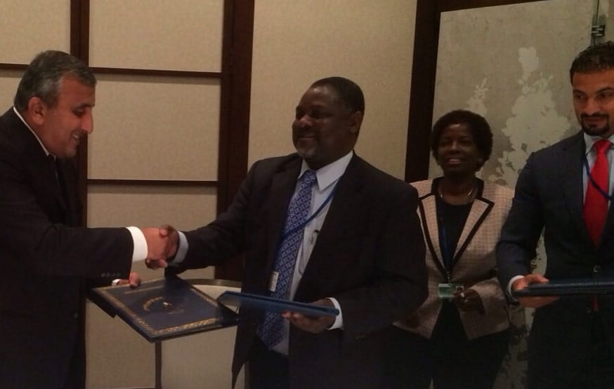 Signature Of A Loan Agreement In The United Republic Of Tanzania