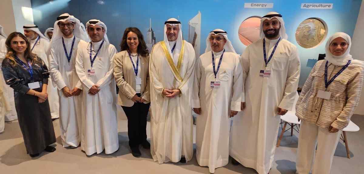 In attendance of H.E. Sheikh Salem Abdullah Al-Jaber Al-Sabah, Minister of Foreign Affairs and the representative of H.H. the Amir Kuwait Fund Showcases its Environmentally Funded Projects at the Kuwait Pavilion during COP 28 in Expo City, Dubai