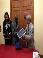 Signature Of Agreement For A Grant To The Republic Of Guinea Bissau