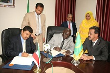 Signing A Loan Agreement In The Islamic Republic Of Mauritania