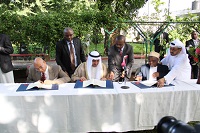 Signature Of A Grant Agreement In The Union Of The Comoros