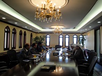 البدر يستقبل وفد موريتانيا