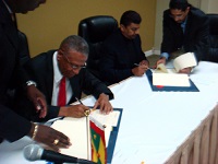 Signature Of A Loan Agreement In Grenada